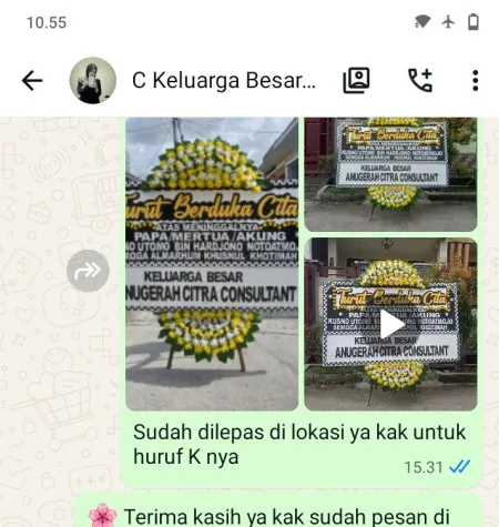 Pengiriman Papan Bunga Duka Tokyo Riverside